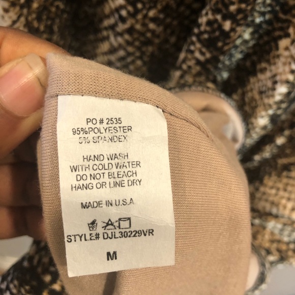 JLUXLABEL animal print bodycon dress - Picture 4 of 4